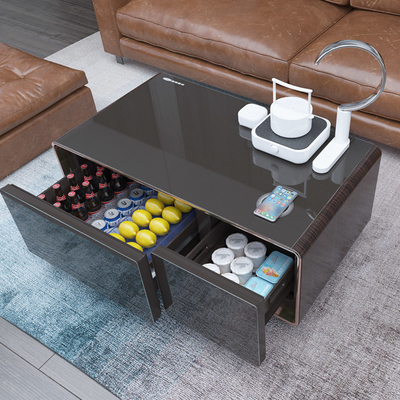 Arredamento per soggiorno prima ricarica wireless tavolo da caffè intelligente e mini tavolo laterale