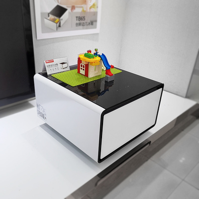 Home Soggiorno Tavolo da caffè multifunzionale con ricarica wireless e controllo app