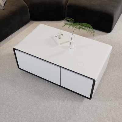 Hotel Function Smart Bedside Coffee Table con ricarica wireless USB e frigorifero moderno