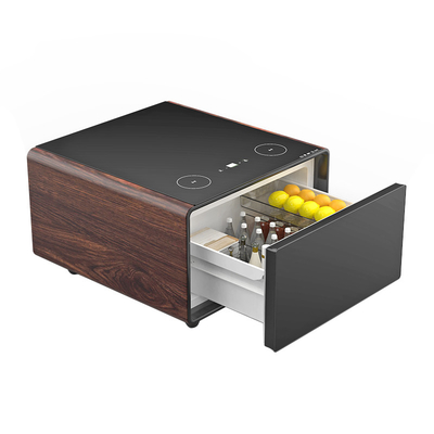 110-240V mini metallo tavolino da caffè frigorifero con ricarica wireless e funzionalità intelligenti