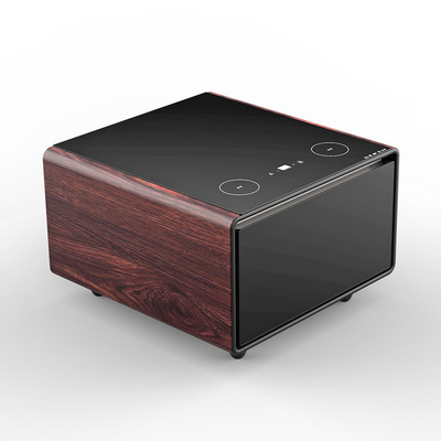 110-240V mini metallo tavolino da caffè frigorifero con ricarica wireless e funzionalità intelligenti
