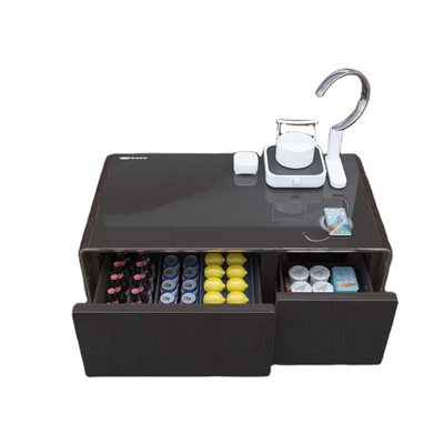 Arredamento del soggiorno Tavolo da caffè moderno con frigorifero e cassetto refrigerante