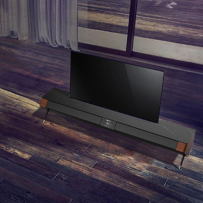 Moderno armadietto TV in legno con condizionatore d'aria elettrico LED touch multifunzione