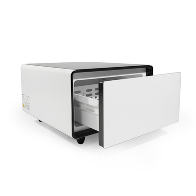Tavolo da caffè intelligente multifunzione con cassetto frigorifero da 65 litri e dimensioni compatte