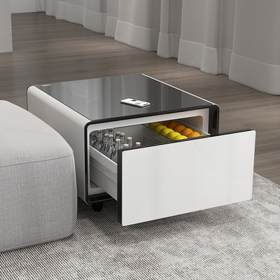 Mobili per la casa multifunzione ricarica wireless cassetto frigorifero mini tavolo laterale