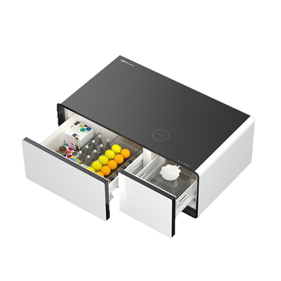 Moderno design Mobile intelligente Casa piccola Tavolo da caffè intelligente con funzione frigorifero