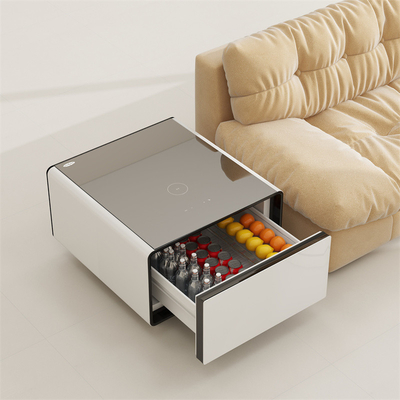 Acciaio inossidabile Smart Mini Bar Tavola laterale frigorifero