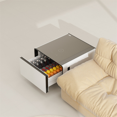 Acciaio inossidabile Smart Mini Bar Tavola laterale frigorifero