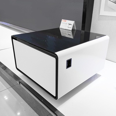 Moderno design 2024 Smart Coffee Table con frigorifero e luce LED touchscreen