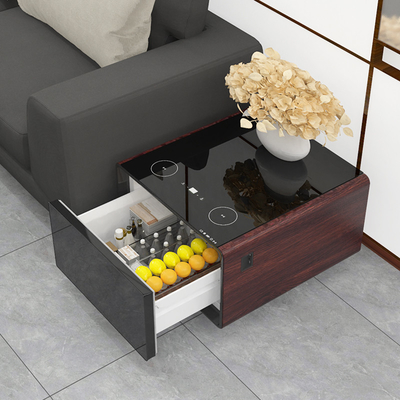 Home Arredamento del soggiorno Moderno design Tavolo da caffè intelligente con deposito frigorifero