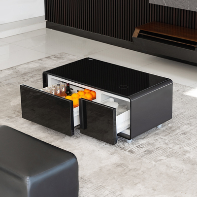 TB90 Smart Coffee Table Cooling Drawer Ricarica wireless e due porte USB di Primst