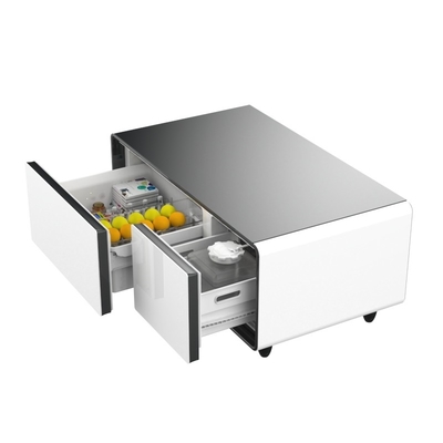 TB90 Smart Coffee Table Cooling Drawer Ricarica wireless e due porte USB di Primst