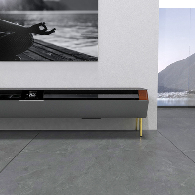 Scatola TV con ripiano di aria condizionata e armadi Una aggiunta elegante a qualsiasi casa