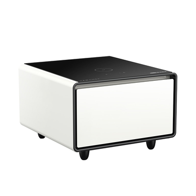 Arredamento moderno per camere da letto ricarica wireless tavolo da caffè intelligente con frigorifero integrato da 65 litri