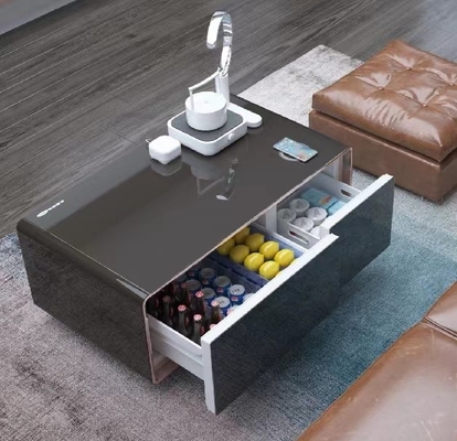 Tavolo da ufficio con caricabatterie wireless