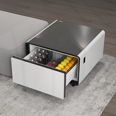 2024 Modern Aluminum Smart Coffee Table con ricarica wireless e vetro temperato