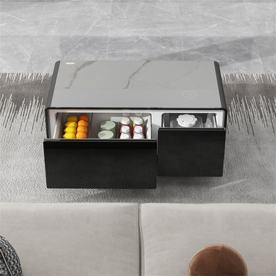 Mini frigorifero Smart Coffee Table con Wine Cooler e Music Player